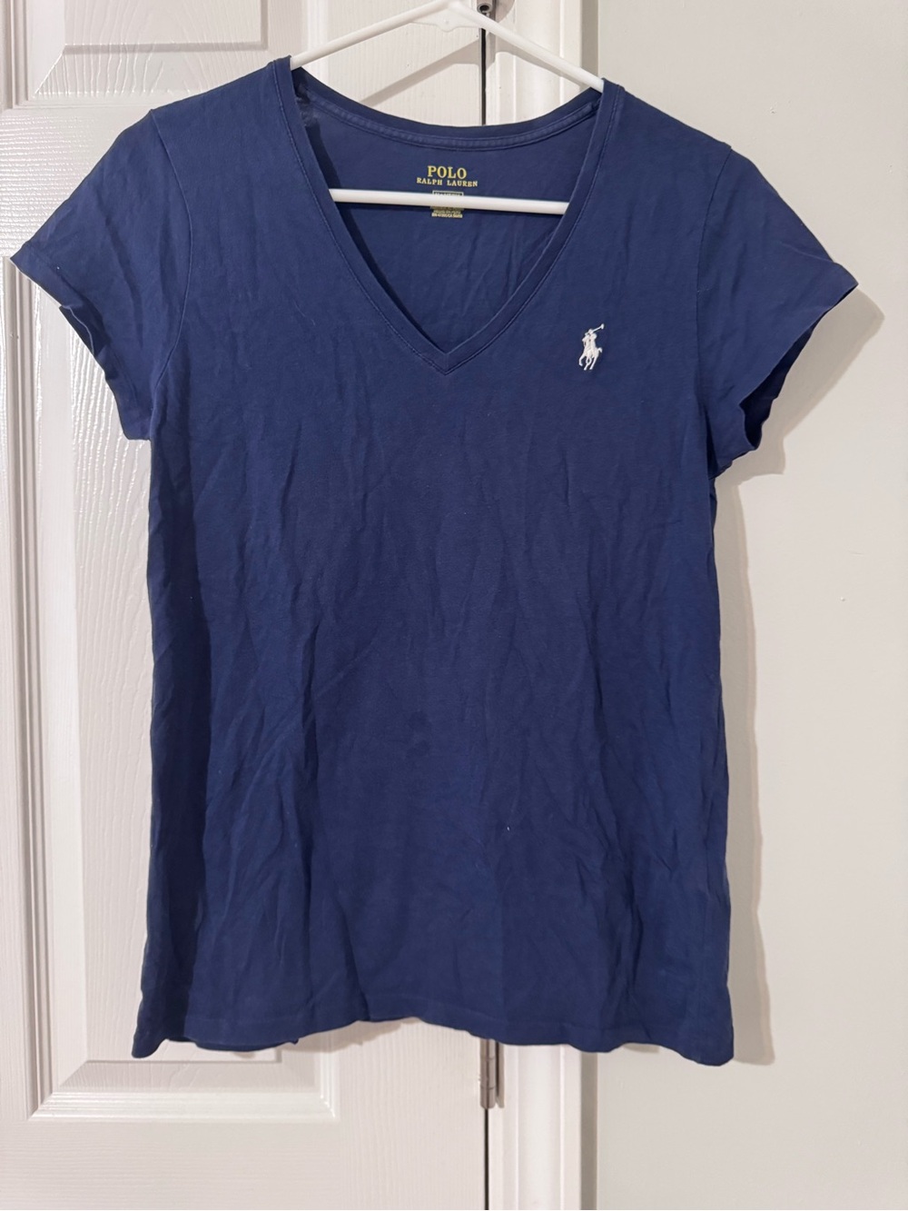 Polo by Ralph Lauren Navy V-Neck Short Sleeve Tee